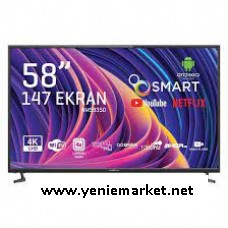 NORDMENDE NM58350 58" 147 Ekran  Ultra HD Android Smart Led Tv