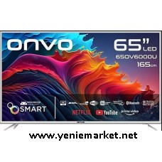 Onvo 65OV6000U 4K Ultra HD 65" 165 Ekran Uydu Alıcılı Android Smart LED TV