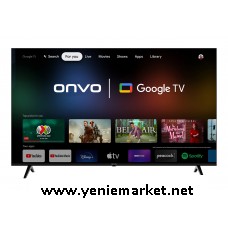 Onvo OV65F950 Frameless 4K Ultra HD 65" 165 Ekran Uydu Alıcılı Android Smart LED TV