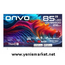 Onvo OV85500 4K Ultra HD 85" 216 Ekran Uydu Alıcılı webOS Smart LED TV