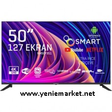 Nordmende NM50F351 50" 127 Ekran Uydu Alıcılı 4K Ultra HD Smart LED TV