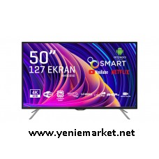 NORDMENDE NM50350 50'' 127 Ekran Ultra  HD Android Smart Led Tv